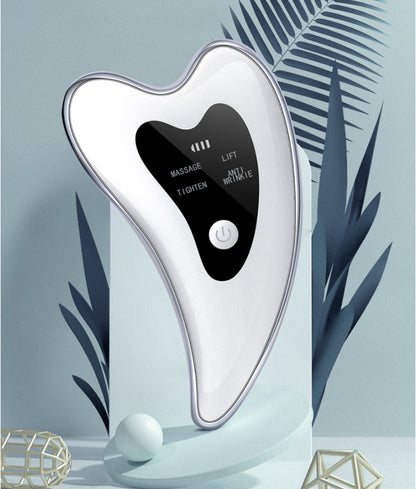 Electric USB Rechargeable Facial Scraping Body Guasha Massager Wrinkle Remover Board Scraping Scraper Tool Body Massage