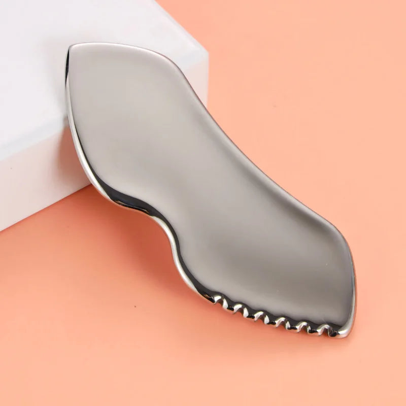 Stainless Steel Gua Sha Board Face Massager Guasha Massage Tool for Face Body Facial Scraping Plate SPA Muscle Guasha Scraper