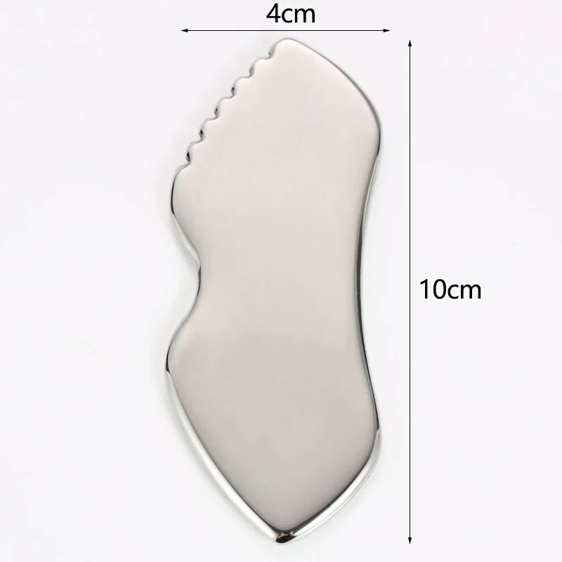 Stainless Steel Gua Sha Board Face Massager Guasha Massage Tool for Face Body Facial Scraping Plate SPA Muscle Guasha Scraper