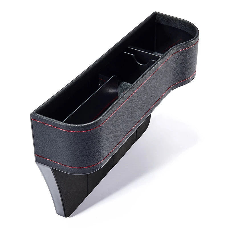 Leather Car Cup Holder Seat Organizer Holder Auto Seat Gap Storage Box Organizer